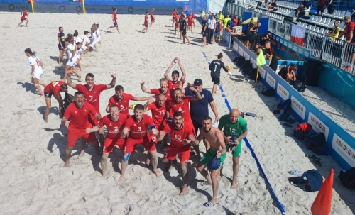 Сборная Молдовы по пляжному футболу выиграла у Азербайджана и сохранила место в Дивизии А