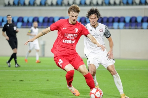 Lado Akhalaia a reușit o pasă de gol în Luxemburg