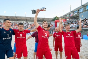 Сборная Молдовы по пляжному футболу выиграла Чемпионат Европы в Дивизионе Б, который прошел в Кишиневе