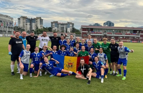 Naționala Moldovei la fotbal feminin a remizat cu Macedonia de Nord în cadrul preliminariilor CE 2025