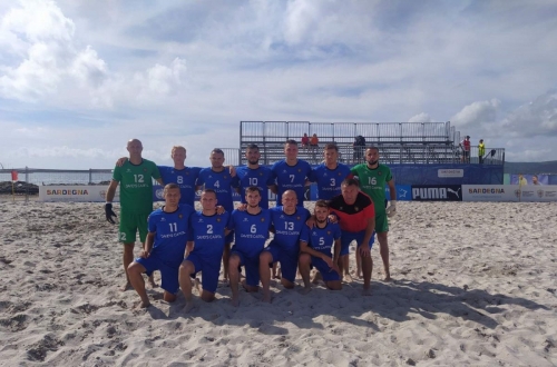 Naționala Moldovei de fotbal pe plajă a obținut prima victorie în Divizia A la Campionatul European de fotbal