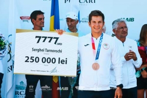 NGM Company a premiat campionii care au revenit de la Jocurile Olimpice. Serghei Tarnovschi a ridicat cecul cu 250 000 de lei