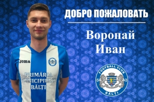 FC Bălți a semnat un contract cu fundașul Ivan Voropai