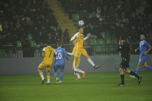 Naționala Moldovei a fost învinsă în meciul amical contra României