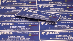 Жеребьевка определила обладателей сертификата от Joma и бонусов на ставки от 7777.md