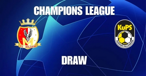 Milsami și-a aflat adversarul din Liga Campionilor (actualizat)