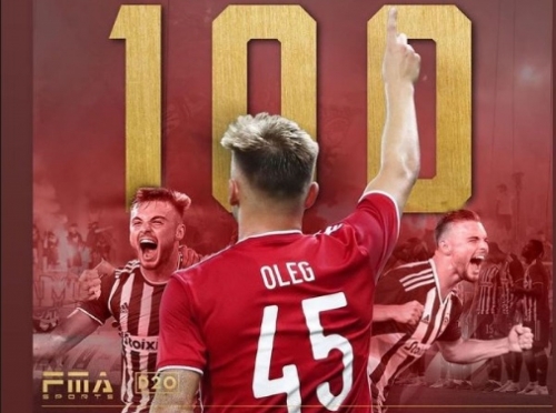 Oleg Reabciuk, învingător în cel de-al 100-lea său meci la Olympiacos