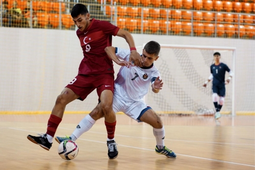 Naționala Moldova U19 de futsal a cedat în fața Turciei în al doilea meci amical (rezumat video)