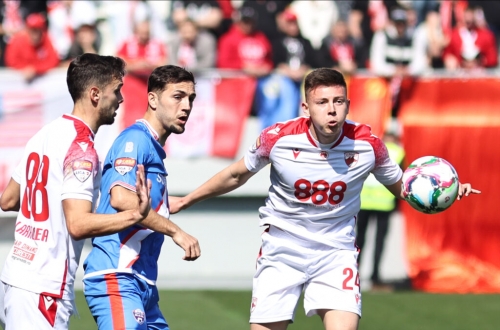 Alexandru Boiciuc a marcat un gol pentru Dinamo București în faza play-off din Liga 2 a României