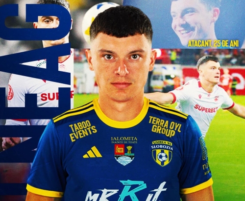 Petru Neagu a debutat pentru Unirea Slobozia în Superliga României
