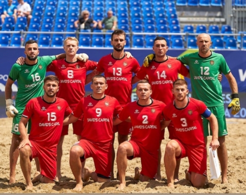 Сборная Молдовы по пляжному футболу заняла 6 место на Европейских играх