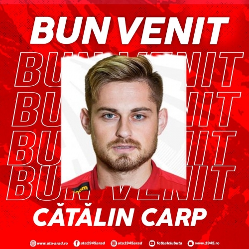 Cătălin Carp s-a tansferat la UTA Arad în România