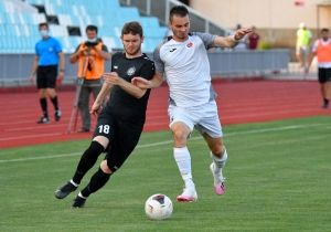 Vadim Gulceac a marcat un gol pentru FC Unirea 04 Slobozia într-un meci de verificare