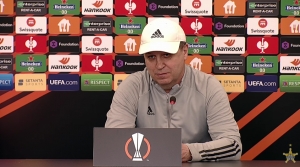 Юрий Вернидуб: "Мы целенаправленно готовились к игре с "Брагой" и я уверен в каждом из своих футболистов"