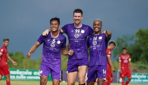 Petru Leuca s-a remarcat cu o dublă în campionatul din Cambodgia