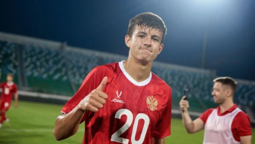 Victor Ochișor a marcat un gol în meciul său de debut pentru naționala de tineret a Rusiei (video)