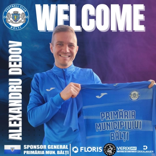 Alexandru Dedov s-a transferat oficial la FC Bălți