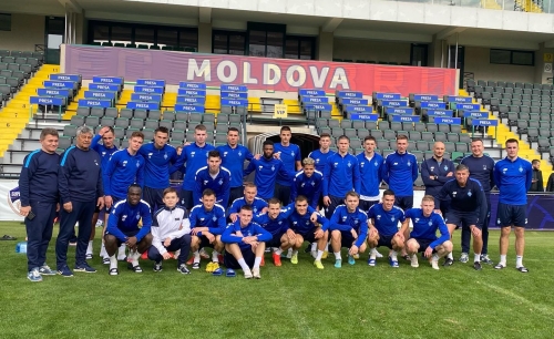 Dynamo Kiev a desfășurat un antrenament la baza Zimbru în ajunul meciului din grupele Ligii Europei