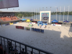 На Чемпионате Европы по пляжному футболу прошли матчи 2-го игрового дня. Молдова его пропустила