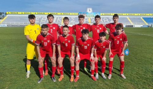 Naționala Moldovei U17 a cedat în primul meci din cadrul preliminariilor CE-2024/25, Liga B