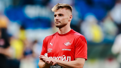 Euro-football.ru: Олега Рябчука поменяли на 37-й минуте из-за недовольства тренера "Спартака" (видео)