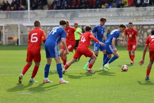 Naționala U19 a Moldovei a învins Macedonia de Nord într-un meci amical