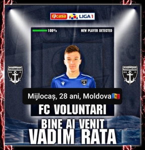 Vadim Raţă a semnat un contract cu un alt club din Liga 1 din România