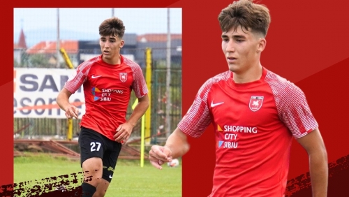 Tudor Butucel a marcat un gol pentru Șelimbăr 1599 într-un meci amical