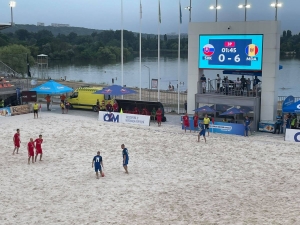 Moldova demarează cu o victorie categorică în Campionatul European la fotbal pe plajă