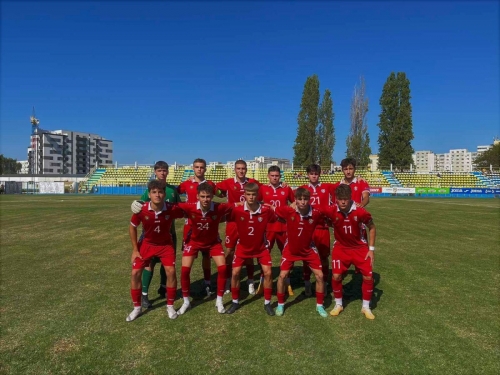Naționala Moldovei U18 a fost învinsă de România într-un meci amical