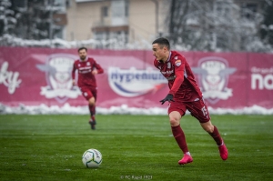 Enrichi Finica a debutat pentru Rapid în Liga 1 din România