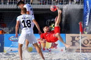 Сборная Молдовы по пляжному футболу упустила возможность сыграть в финале Euro Beach Soccer League